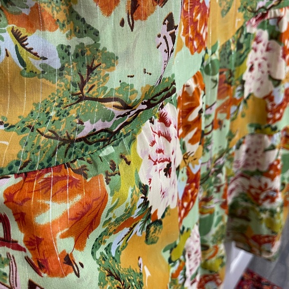 Anthropologie Multicolor Floral Wrap - Picture 5 of 5